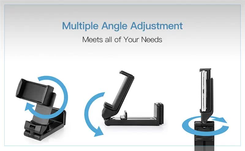 Airplane Phone Holder - Phone Stand Desk - Table - Cell Phone Holder - Stand - 360 Degree Rotatable - Travel - Suitable for Tabletops and Trays - Pink