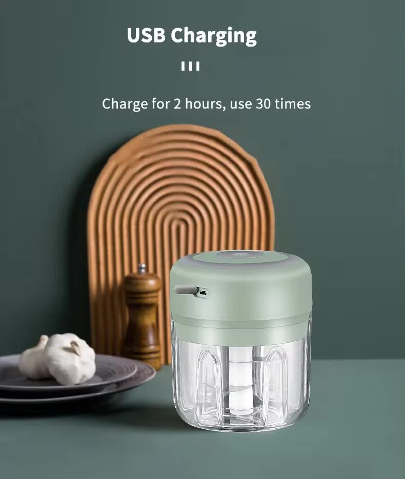 Garlic Press - Ginger Press Set - Stainless Steel - Garlic Press - Garlic Press - Garlic Cutter - Garlic Peeler - Garlic Press - Ginger Press - Durable & Dishwasher Safe - Cordless Electric Garlic Press