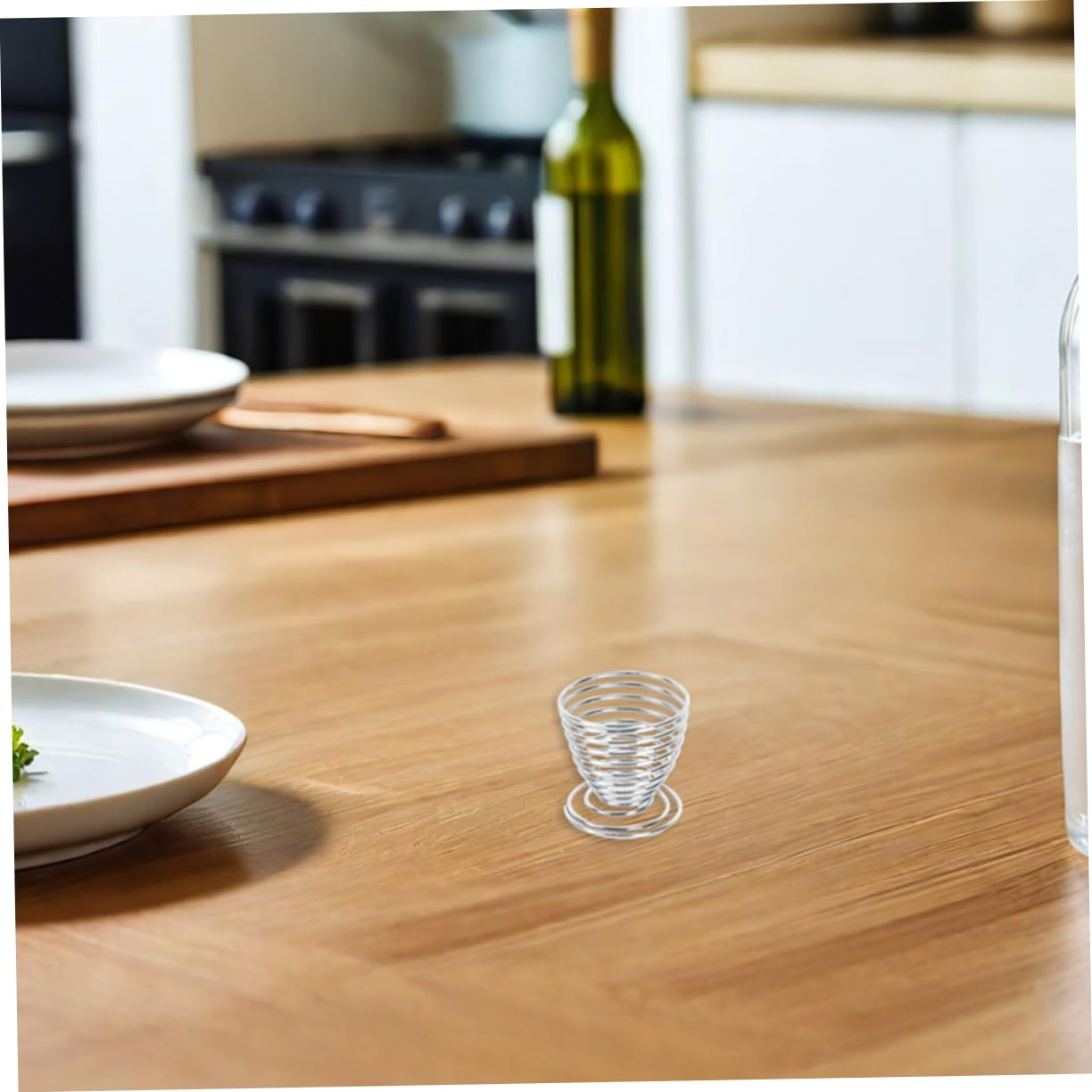 Egg Taper - Egg Cup - Egg Opener - Egg Shell Breaker - Egg Holder - Egg Cracker - Breakfast - Kitchen Utensils - Egg Beater - Kitchen Gadgets - Soft-Boiled Egg - Egg Cracker - Egg Slicer - Dishwasher Safe Stainless Steel - Silver - 2 Piece Set