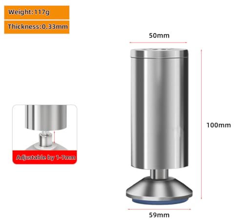 Table legs - bathroom cabinet legs - bathroom furniture legs - desk legs - shoe cabinet legs - wardrobe legs - TV cabinet legs - cabinet legs - wardrobe legs - bookcase legs - dressing table - dining table - footstool - stainless steel - 4 pieces