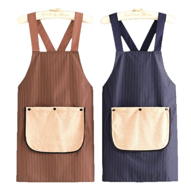 Apron - Women's kitchen apron - Men's kitchen apron - Men's apron - Women's apron - Kitchen apron - With towels - Women's gifts - Father's gifts - Mother's gift - Festive gift - Christmas gifts - Christmas gifts for adults - 3 pieces