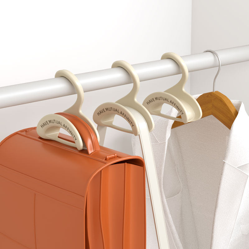 Bag Hanger - Wardrobe Organizer - Handbag Hanger - Clothes Hangers - Bag Storage - Coat Rack - Wardrobe Accessories - Shoulder Bag Holder - Bag Rack - Handbag Organizer - White - 5 pieces