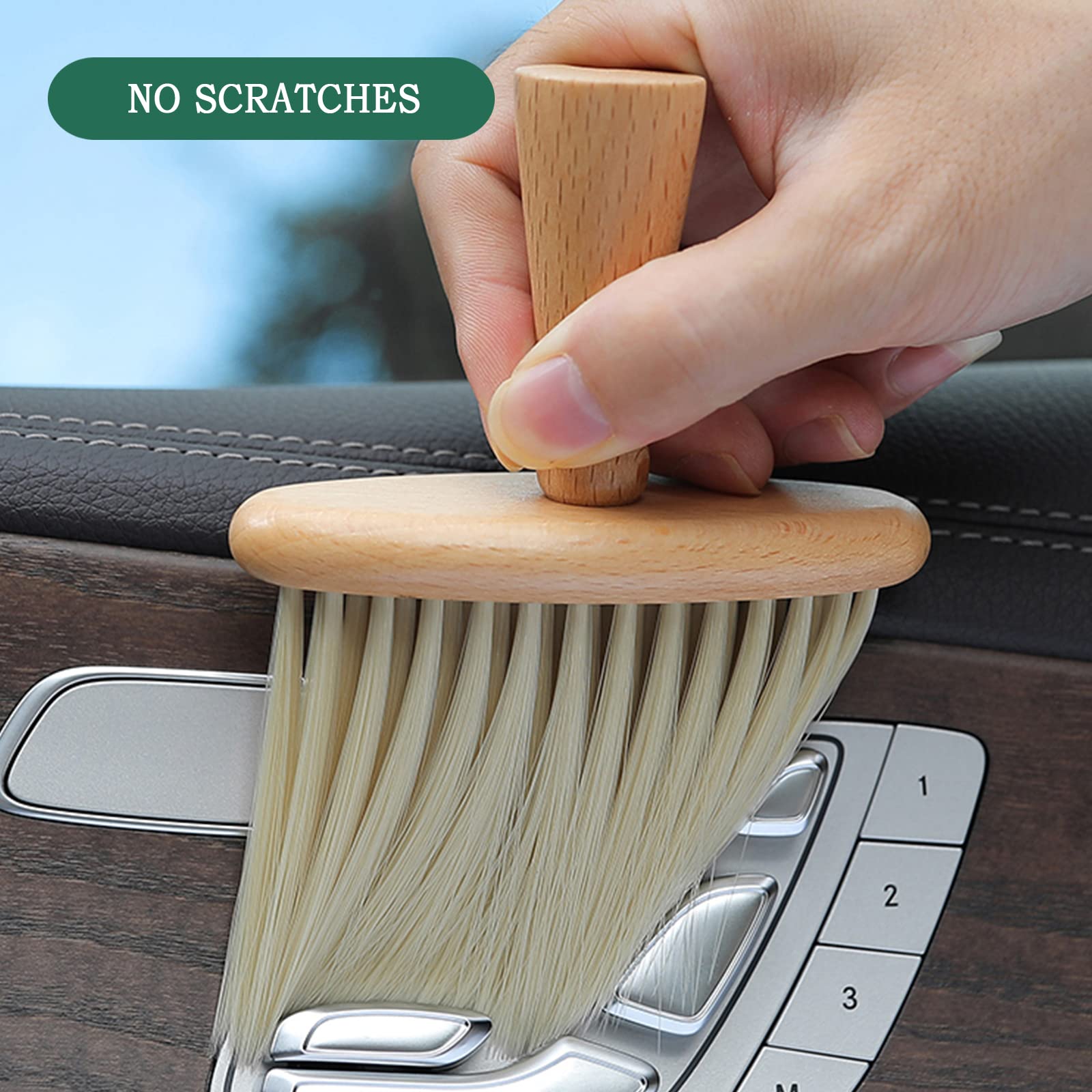 Detailing Brush - Car Interior Brush - Car Accessories - Dust Brush - Air Vent Cleaner - Car Polishing Supplies - Car Brush - Dashboard Brush - Cleaning Brush - 1 Piece