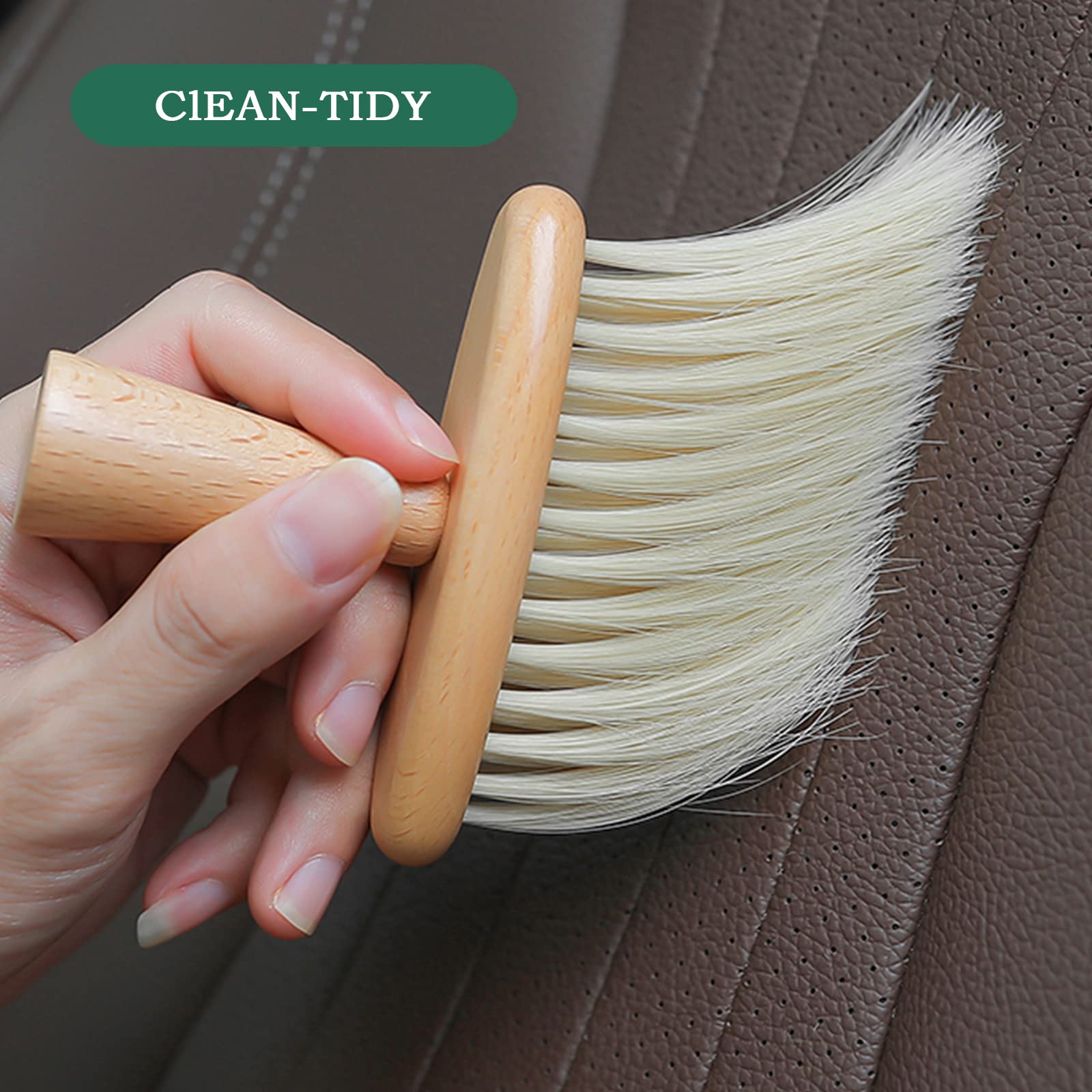 Detailing Brush - Car Interior Brush - Car Accessories - Dust Brush - Air Vent Cleaner - Car Polishing Supplies - Car Brush - Dashboard Brush - Cleaning Brush - 1 Piece
