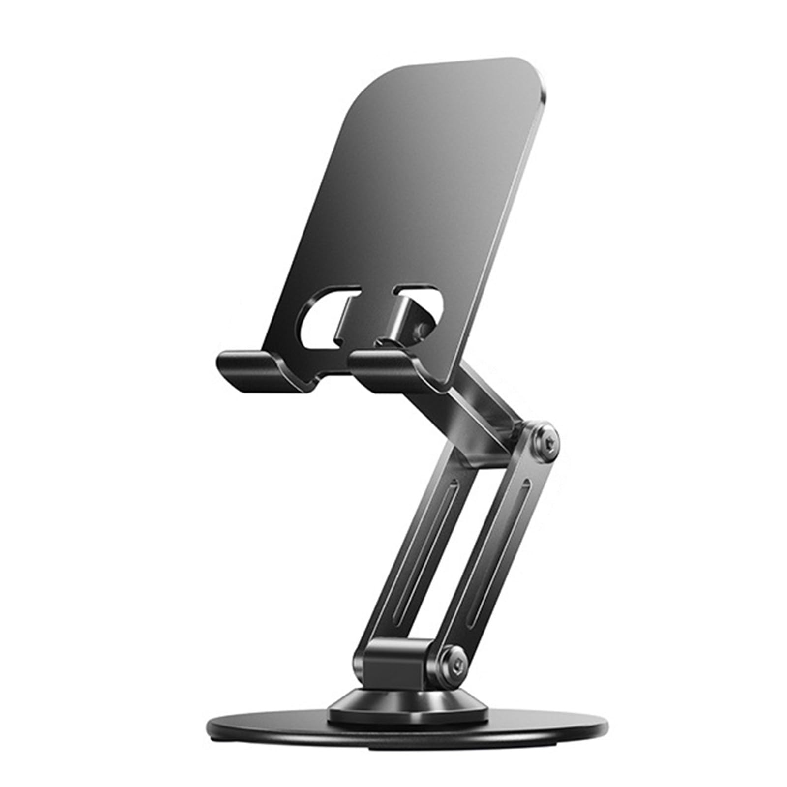 Phone Holder - Tablet Holder - Stand - Desk Accessories - Phone Stand - Smartphone Holder - Tablet Stand - Desk Gadgets - Universal Holder - Phone Support - Desk Stand - Black - 1 Piece