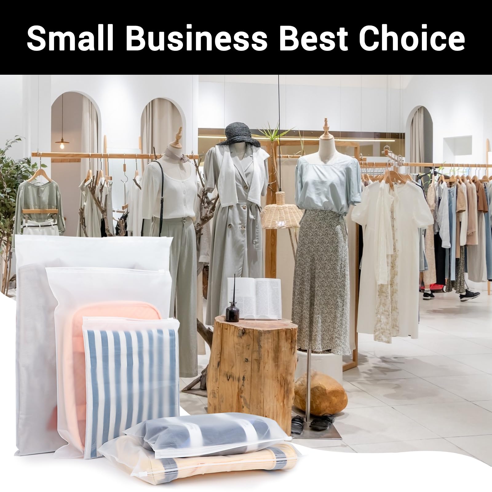 Clothing Storage Bags - Travel Organizer - Suitcase Organizer - Resealable Bags - Packing Bags - Garment Bags - Waterproof - Dust-Free - Holiday Items - Travel Bag Accessories - 5 Sizes - Translucent - 100 Pieces