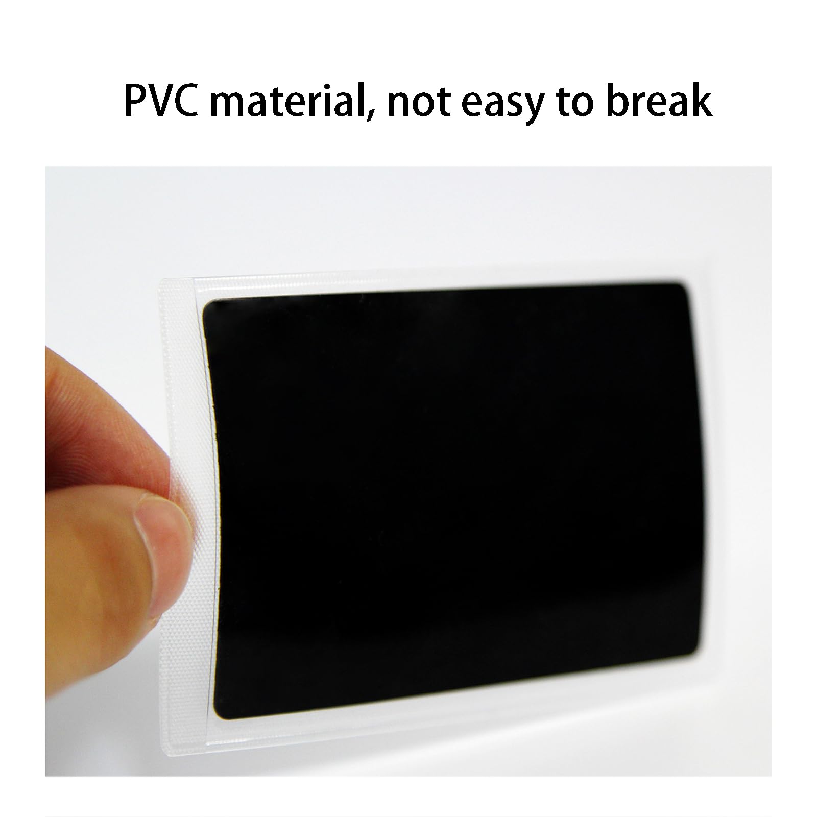 Privacy Card Holder - Anti-Peak - Bank Card Cover - Privacy Shield - ID Card Protection - Opaque - Discreet Use - Protective Covers - Driver's License Holder - Black - Card Holder - Matte - Scratch Resistant - 100 Pieces