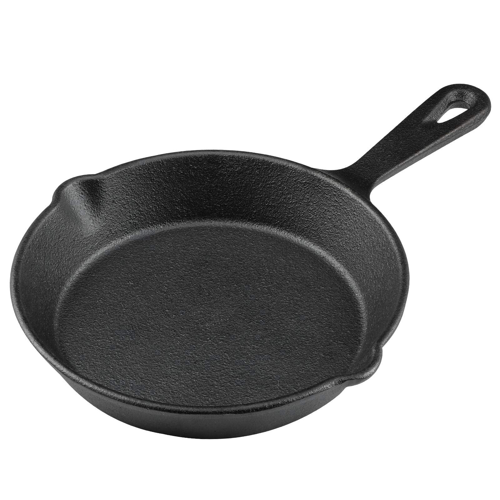 Cast Iron Frying Pan - Mini Skillet - Ø 16 cm - Egg Pan - Tapas Pan - BBQ - Camping - Serving Pan - Blini Pan - Pancake Pan - Saucepan - Melting Pan - Outdoor Cooking - Robust - Frying Pan - Kitchen Aid - Black - Cast Iron - 1 Piece