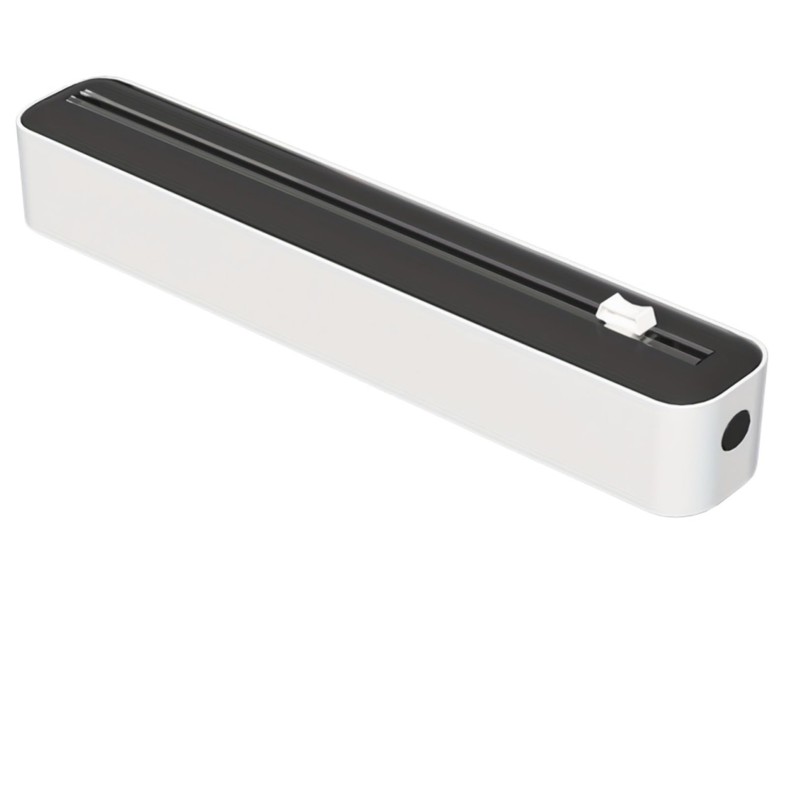 Foil Cutter - Cling Film Dispenser - Aluminum Foil Holder - Foil Cutter - Kitchen Drawer Organizer - Paper Towel Holder - Wrapping Paper Cutter - Baking Paper Holder - Refillable Foil Holder - Kitchen Gadgets - Compact Design - White - 1 Piece