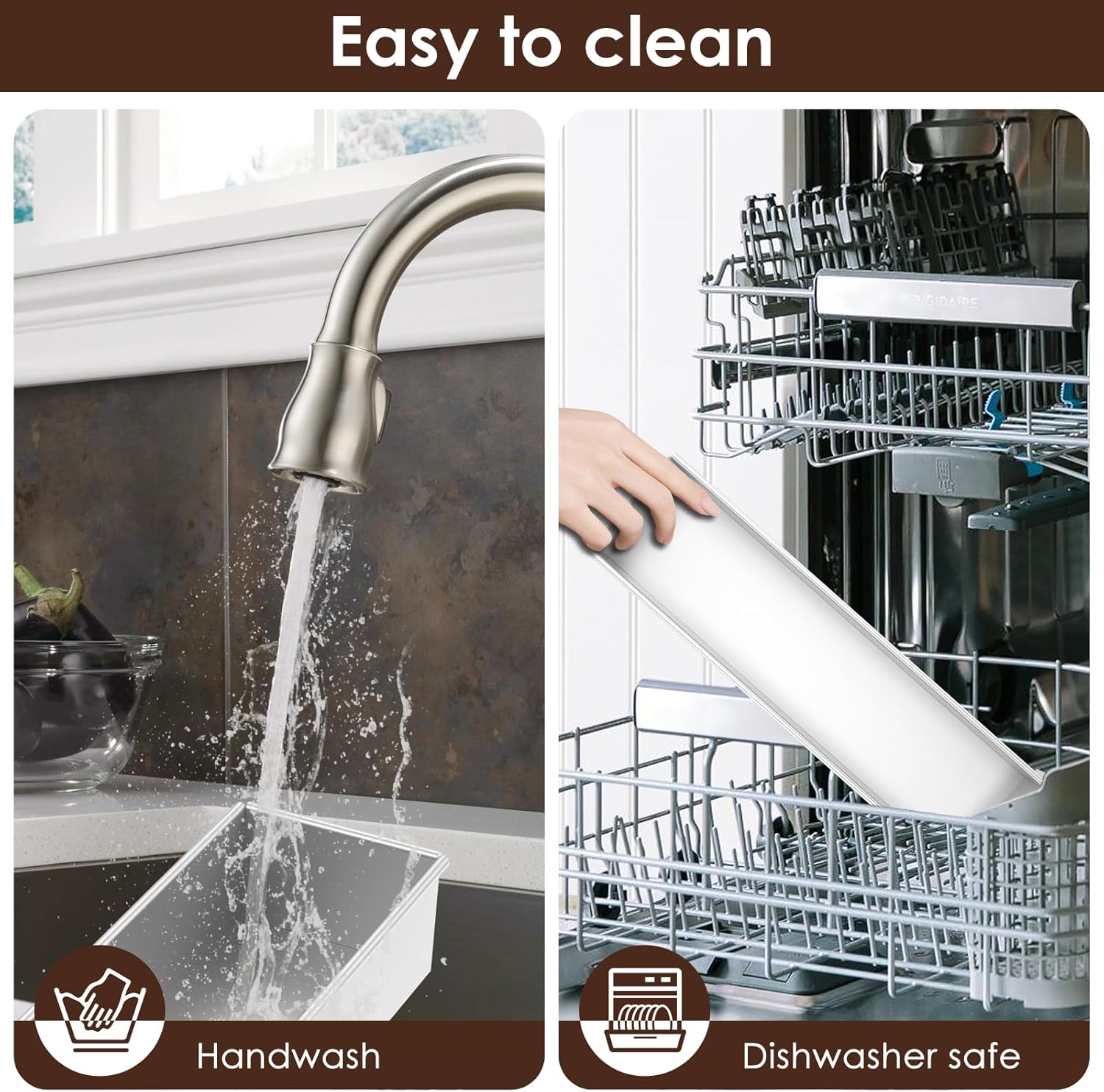 Baking tin - Cake tin - Tiramisu tin - Baking pan - Rectangular cake tin - Terrine tin - Loaf tin - Dessert tin - Pastry - Oblong baking tin - Kitchen utensils - Baking utensils - Kitchen accessories - Stainless steel - Stainless steel - Silver - 1 piece