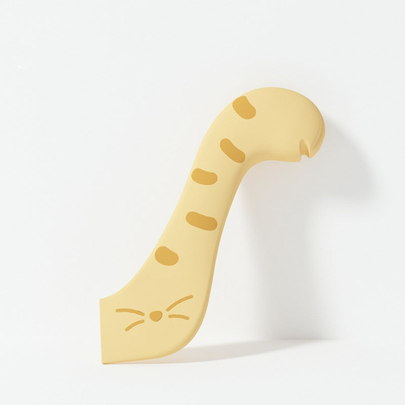 Pot Licker - Cat Food Spoon - Spatula - Can Opener - Dog Food Spoon - Feeding Spoon - Silicone Spatula - Pet Supplies - Pet Accessories - Food Scoop - Cans - Wet Food - Cat Paw Design - Kitchen Utensils - Multicolor - Pack of 3