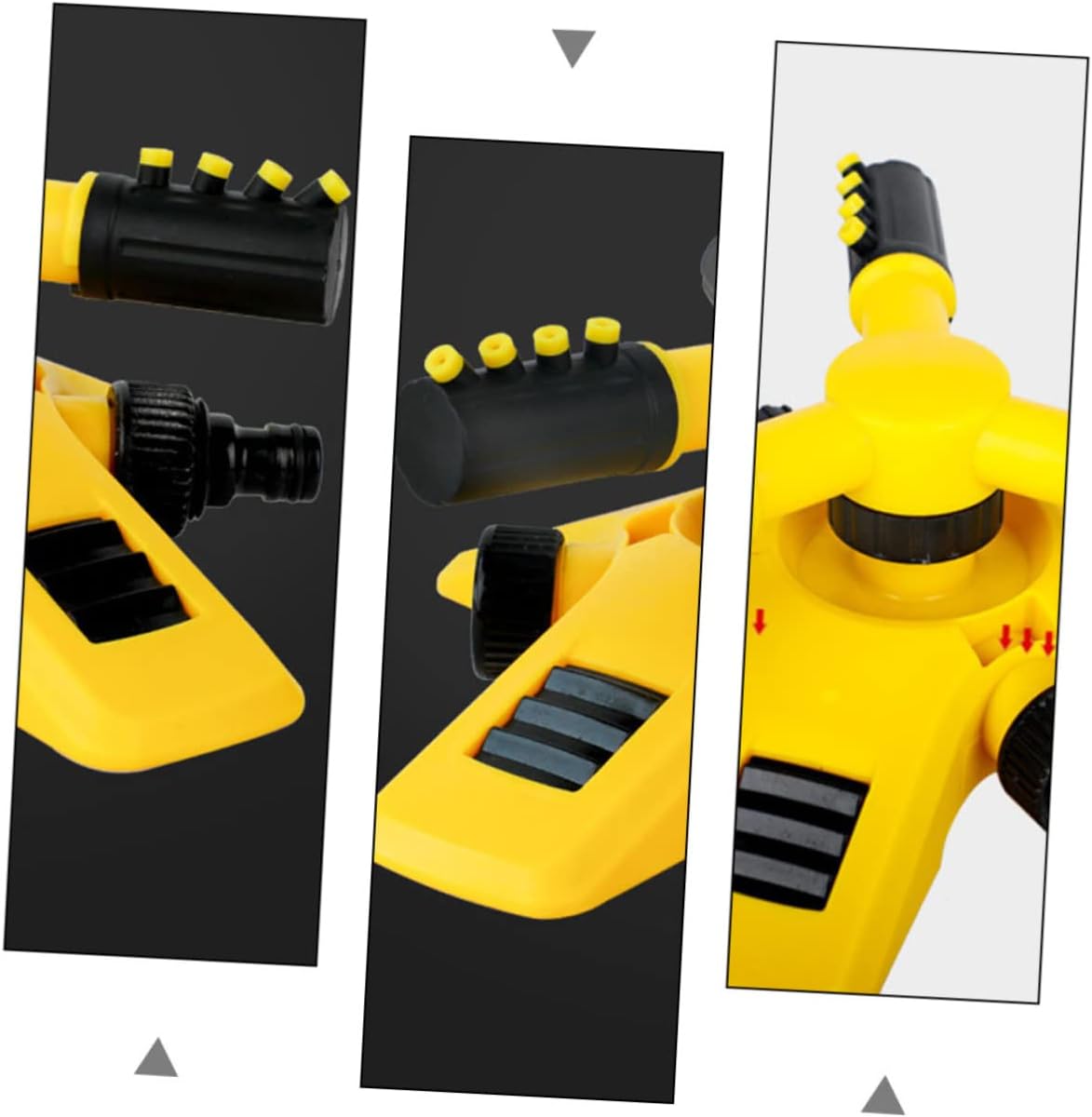 Garden Sprinkler - Lawn Sprinkler - Water Sprinkler - Garden Irrigation - Garden Sprinkler - Circular Sprinkler - Automatic Watering System - 360 Degree Rotation - Irrigation System - Garden Irrigation - Yellow and Black - 1 Piece