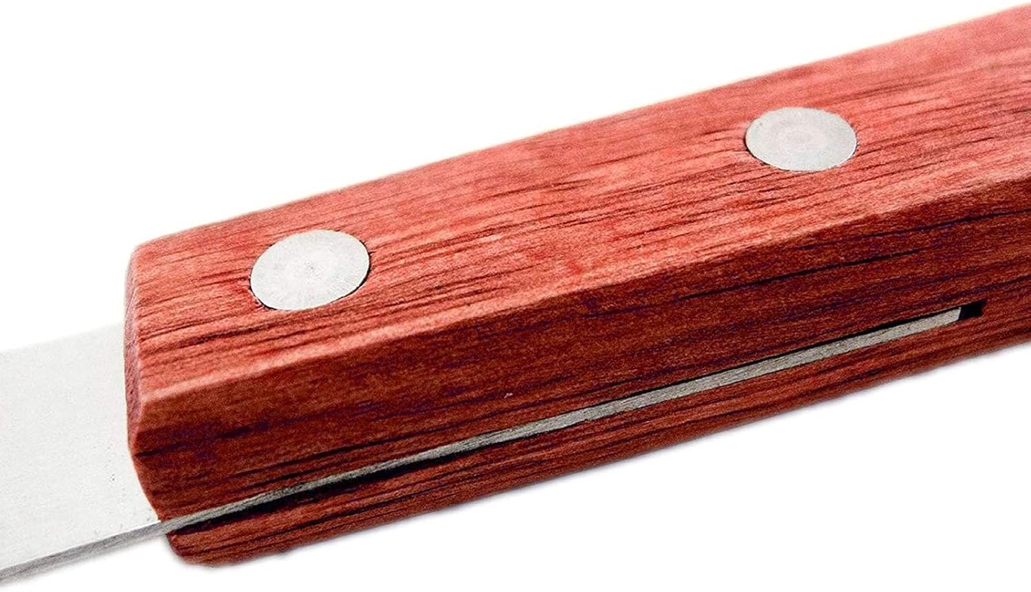 Spreading Knife - Butter Knife - Breakfast Knife - Serrated Knife - Cutlery - Cheese Knife - Snack Board - Sandwich Knife - Spatula - Stainless Steel - Wooden Handle - Kitchen Utensils - Tapas - Lunch - Sandwich Knife - Silver and Brown - Set of 4