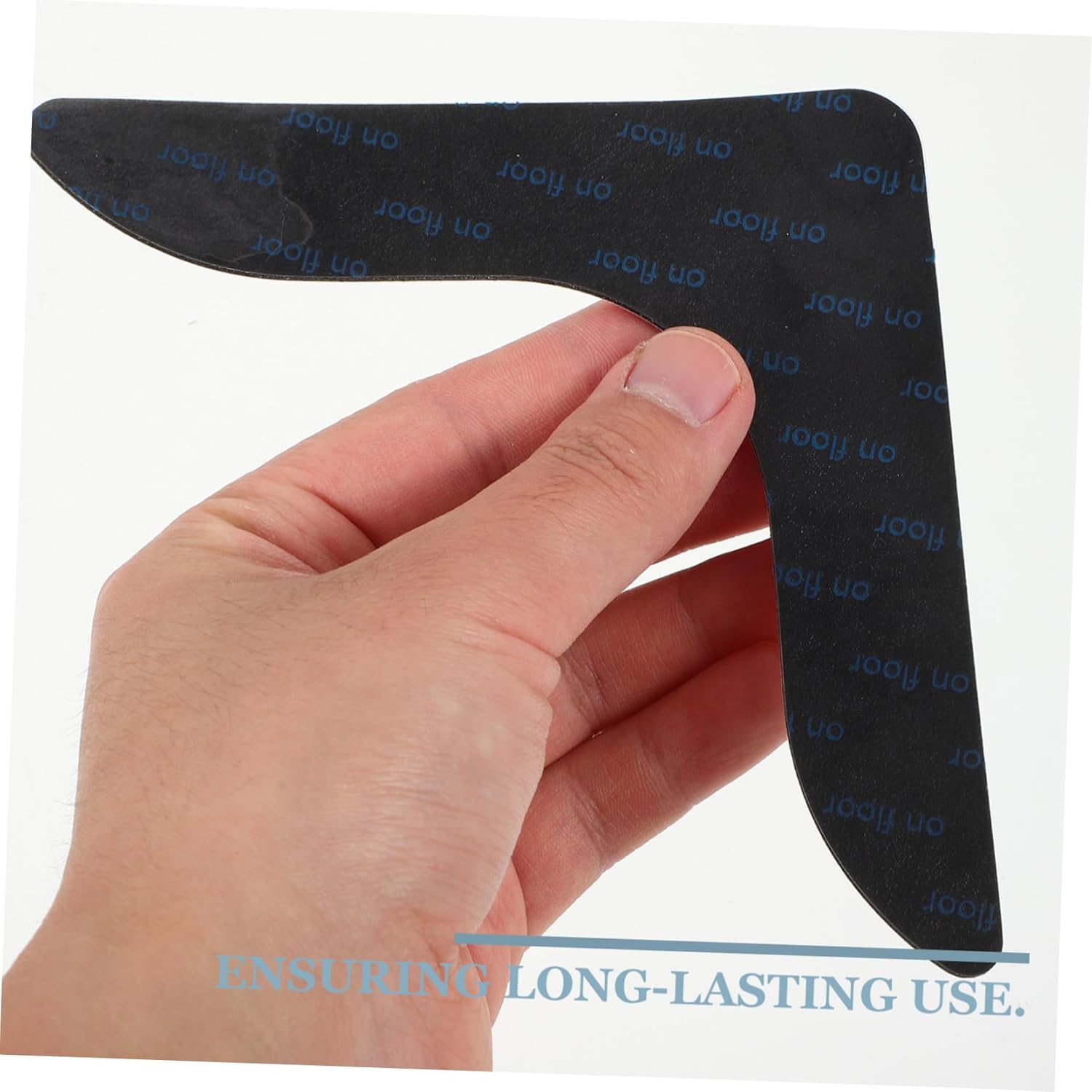 Carpet stoppers - Anti-slip mat - Rug grippers - Rug stopper - Anti-slip stickers - Rug fixer - Carpet undermat - Sofa cover stopper - Stair mat stopper - Corner grippers - Reusable - Black - 8 Pieces