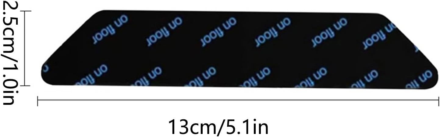 Carpet stoppers - Anti-slip mat - Rug grippers - Rug stopper - Anti-slip stickers - Rug fixer - Sofa cover stopper - Ultra-thin stopper - Carpet undermat - Discreet - Sofa stopper - Black - 4 Pieces