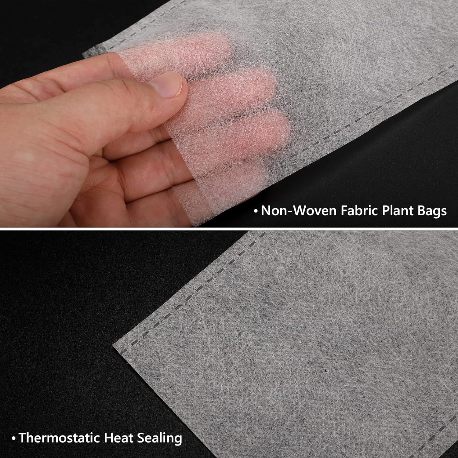 Grow Bags - Gardening - Grow Pots - Vegetable Garden - Seedlings - Plant Bags - Non-woven Grow Bags - Growing Set - Breathable Fleece - Vegetable Garden Box - Growing Box - Sowing - Cuttings - Plant Bags - Vegetable Garden - Vegetable Gardening - Sustaina