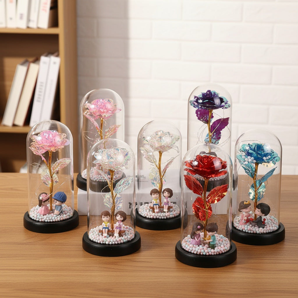 Blue & Silver Butterfly Lantern - Enchanted LED Decorative Light