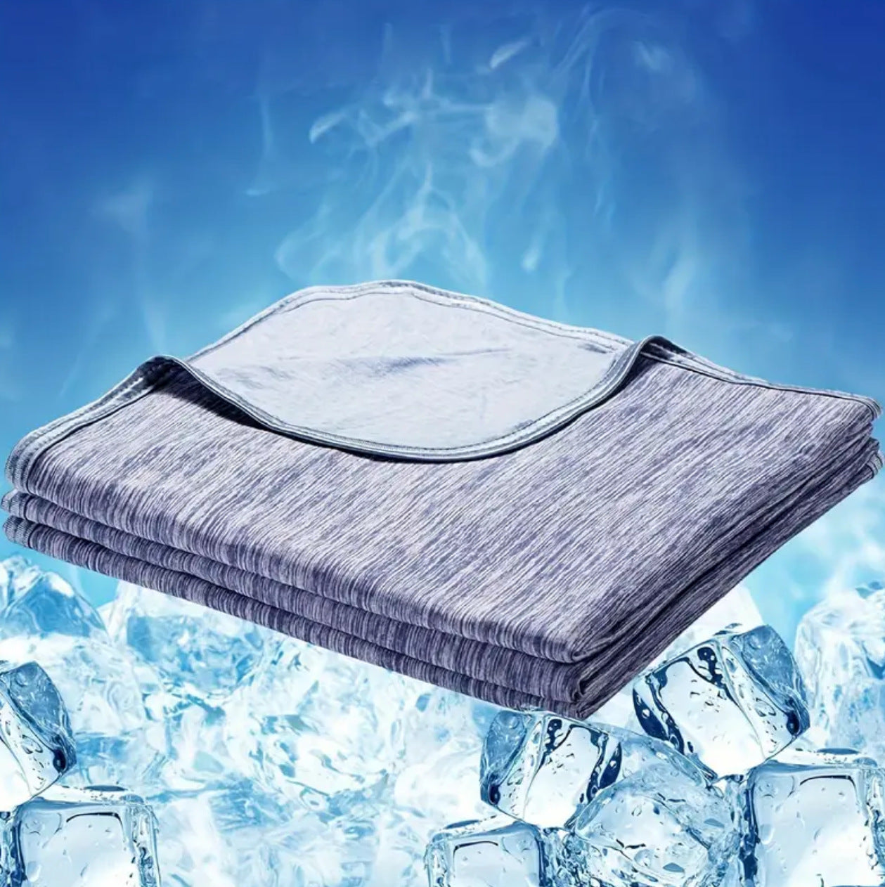 Sky Blue Blanket - 150x200cm Soft Warm Throw for Beds, Sofas & Living Spaces