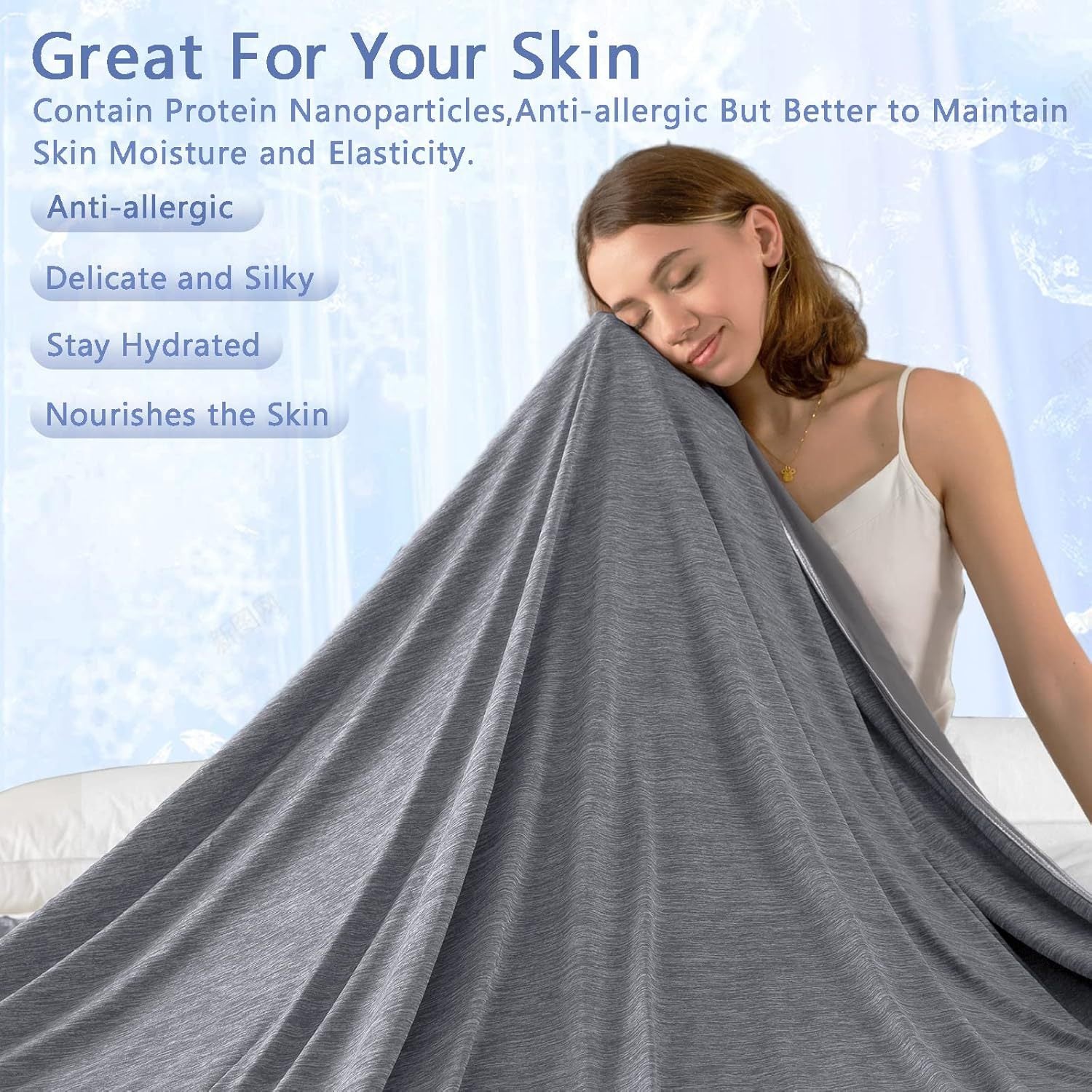 Dark Gray Blanket - 150x200cm Soft Warm Throw for Beds, Sofas & Living Spaces