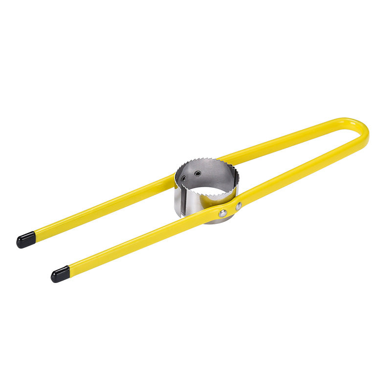 1 pc Household stainless steel peeler, plane knife, threshing and stripping device, creative kitchen tools (yellow)