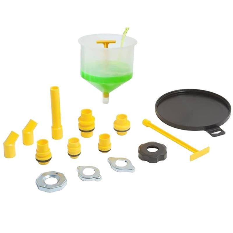 15PCS Coolant Funnel Kit - Universal Radiator Filling Funnels with Adapters