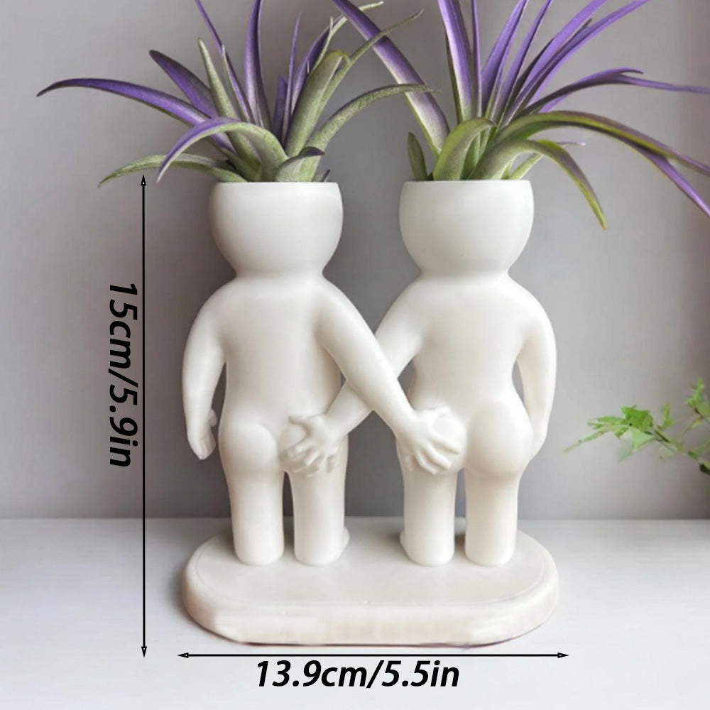 Funny Couple Air Plant Holder - Cheeky Anniversary Gift