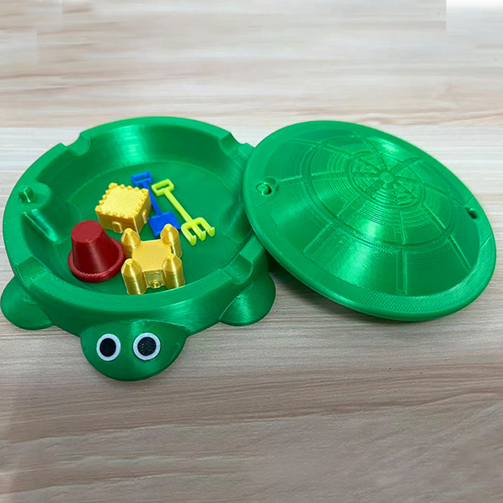 Mini Turtle Sandbox Desk Toy with Small Tools, Mini Zen Garden Fidget Stress Relief Toys for Adults and Kids, Desktop Decor Accessories for Home and Office