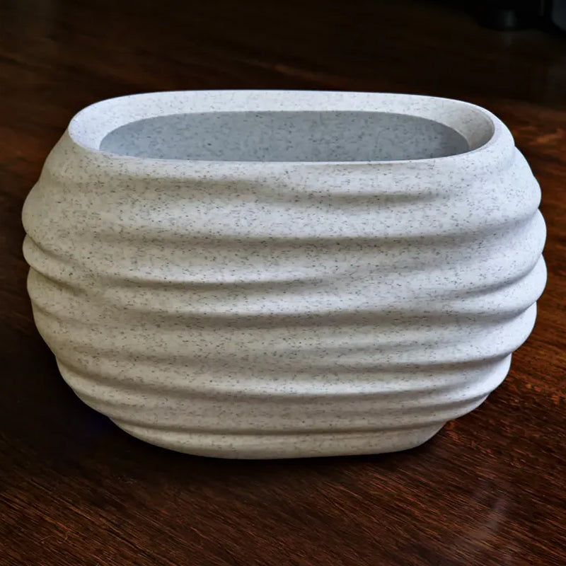 3D Printed Modern Pen Holder and Brush Cup -
marble color