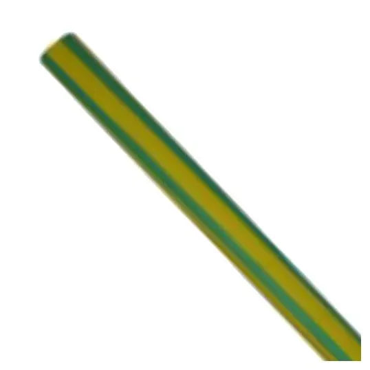 Alco HSTNW Heatshrink Tubing Thin Wall Plain Unlined 7.5-3.5mm 1.2M Yellow/Green | HSTNW7.0/3.55YG