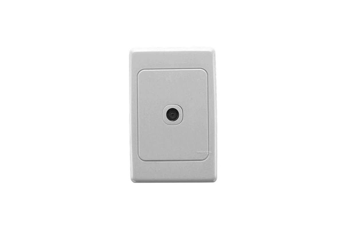 2000 Series 75Ohm 1 Gang Coaxial TV Socket