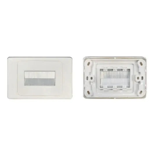 GSME Brush Cable Management Plate Flush Mounting | COBRUSH