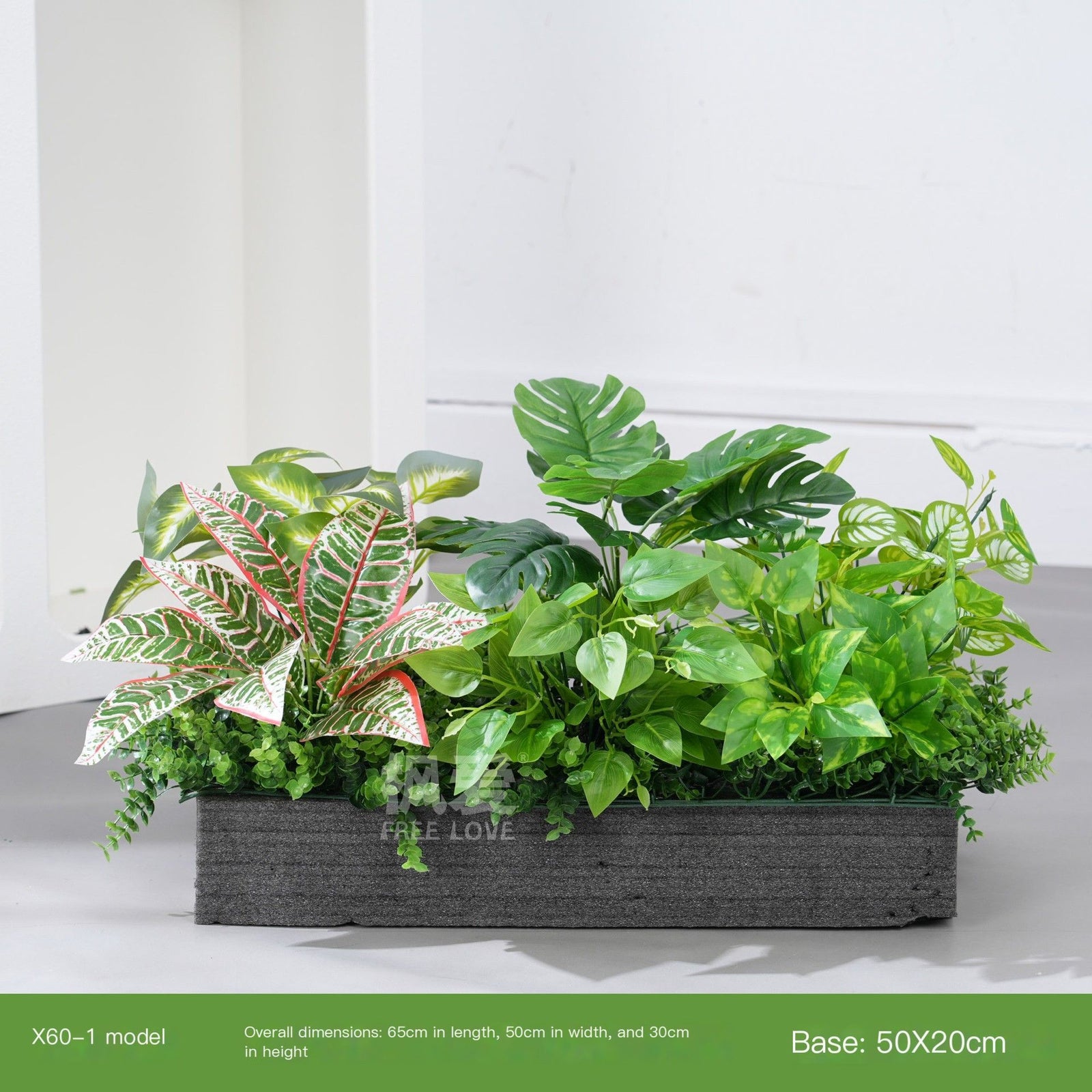 ArtificialPlant12-LeafPhilodendronSet-70*20cm