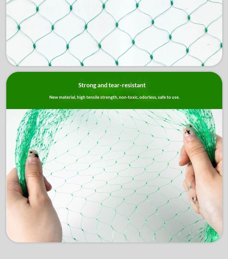 Transparentnylonmesh,4meterswideby10meterslong