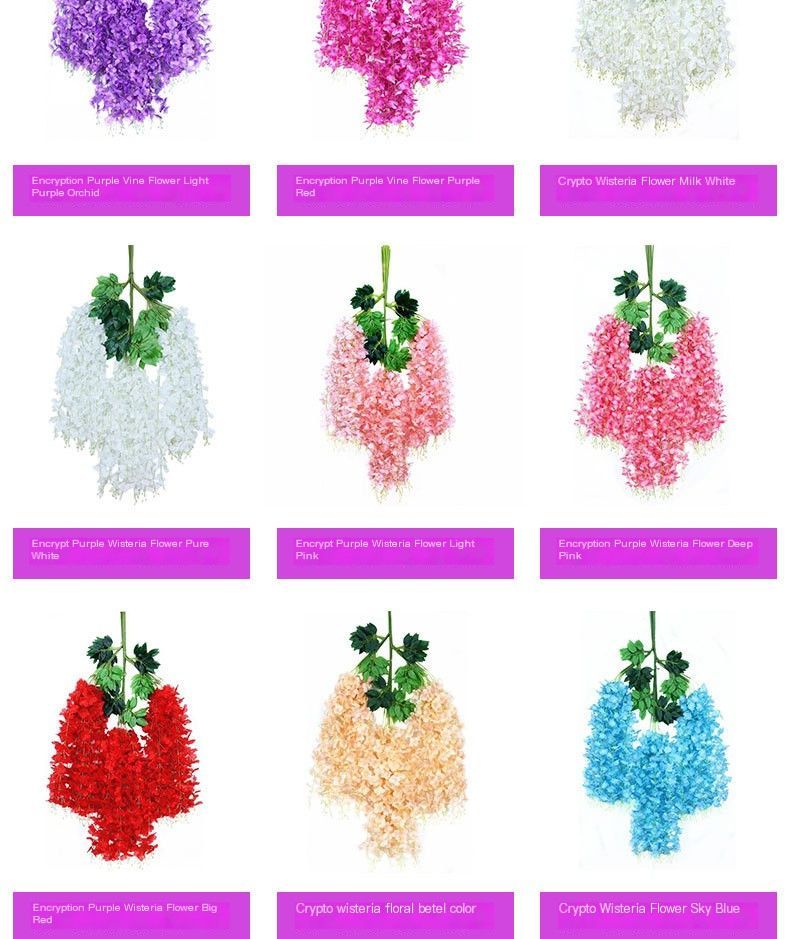 ArtificialLilacWisteria-RoseRed-110CM-12-StemPack