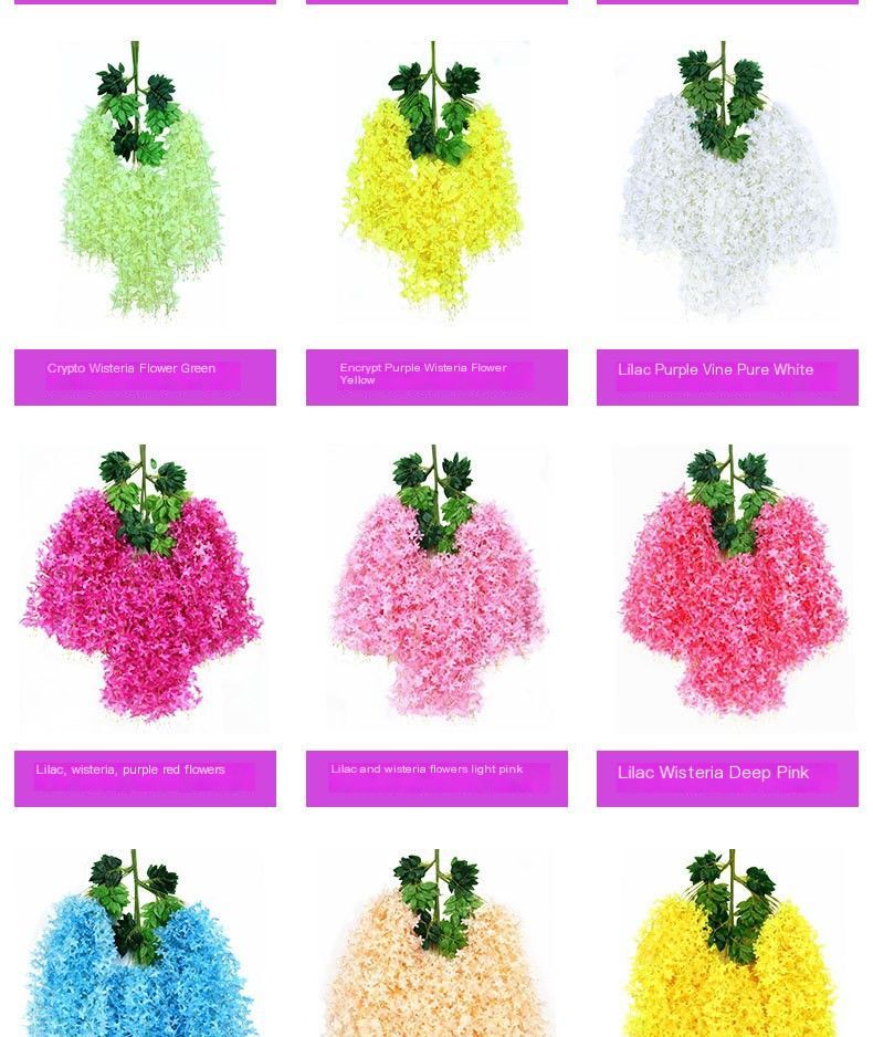 ArtificialWisteriaFlowers-Green-110CM-12-StemPack