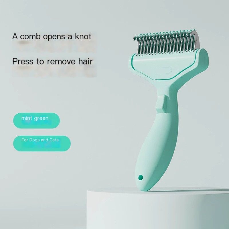 Cat hair comb-Green
