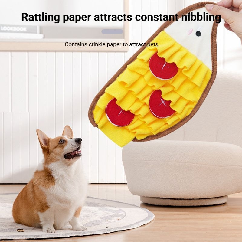 Dog Snuffle Mat for Foraging and Enrichment fried chicken
