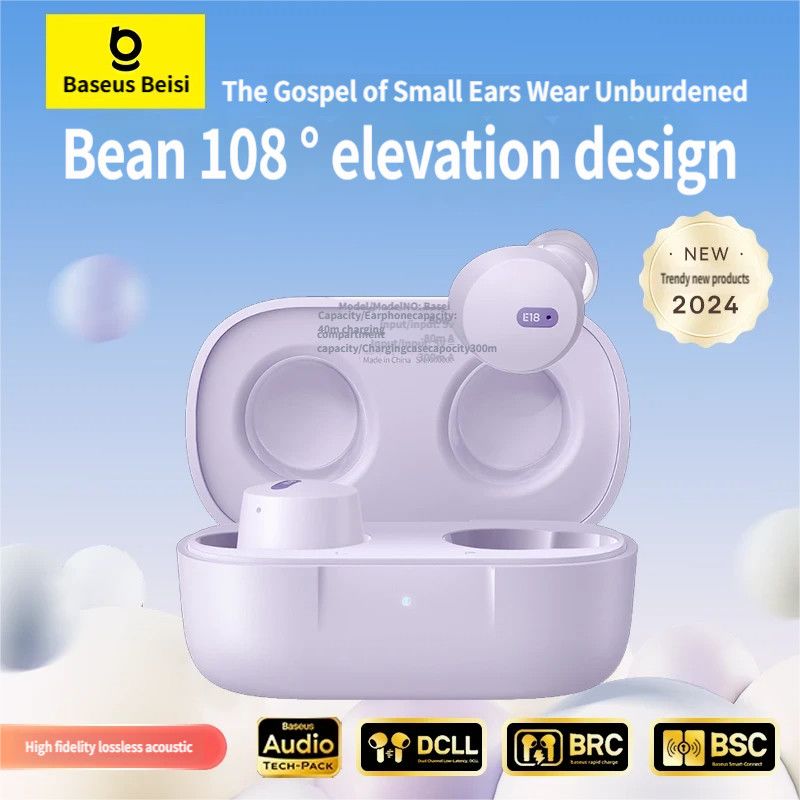 Baseus E18 Bluetooth headset-Purple
