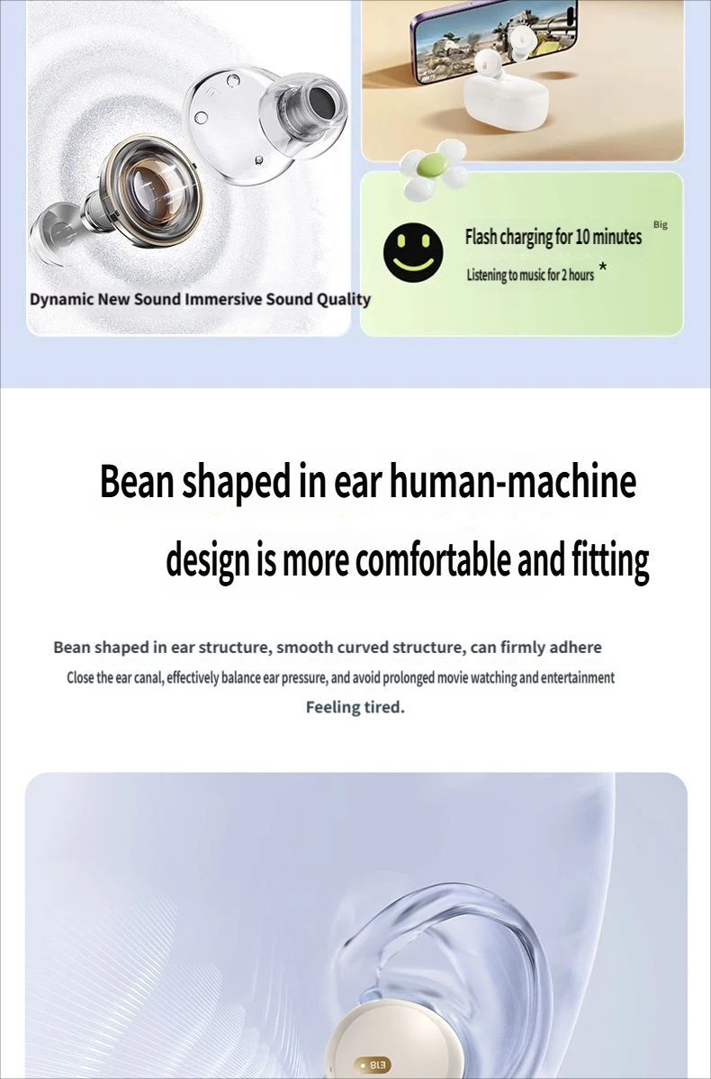 Baseus E18 Bluetooth headset-Purple