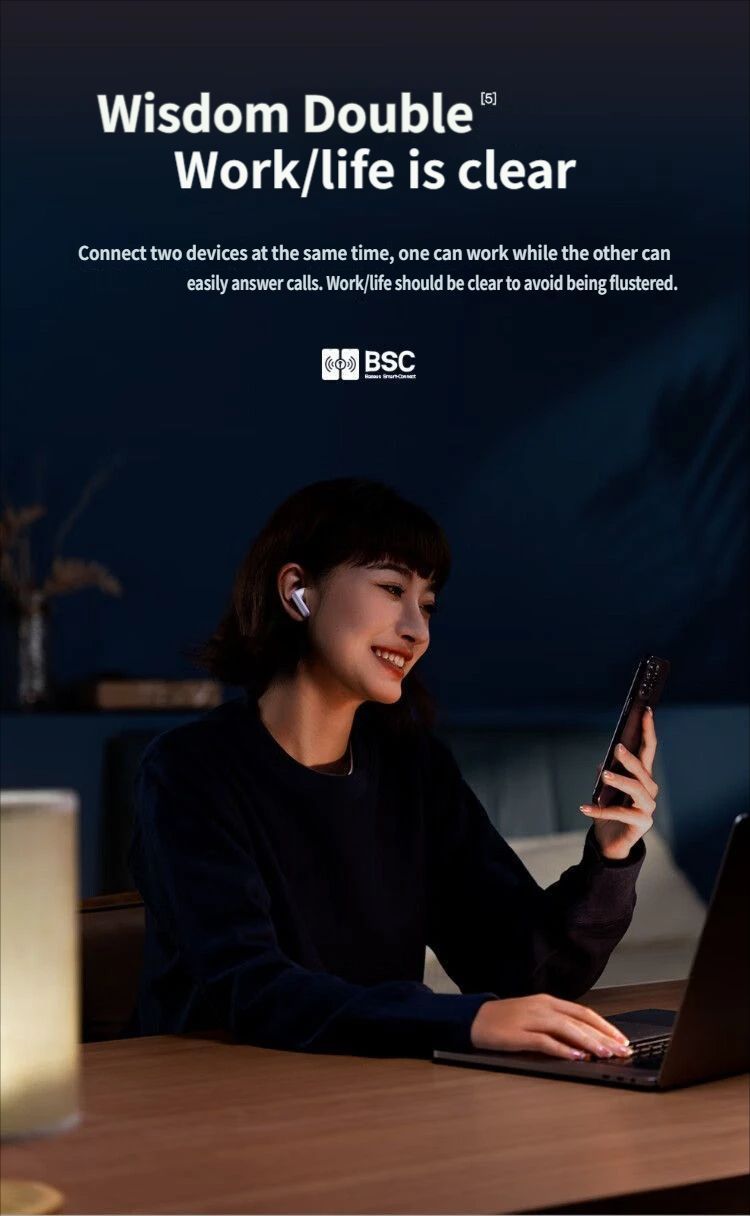 Baseus E5 Bluetooth headset-Pink
