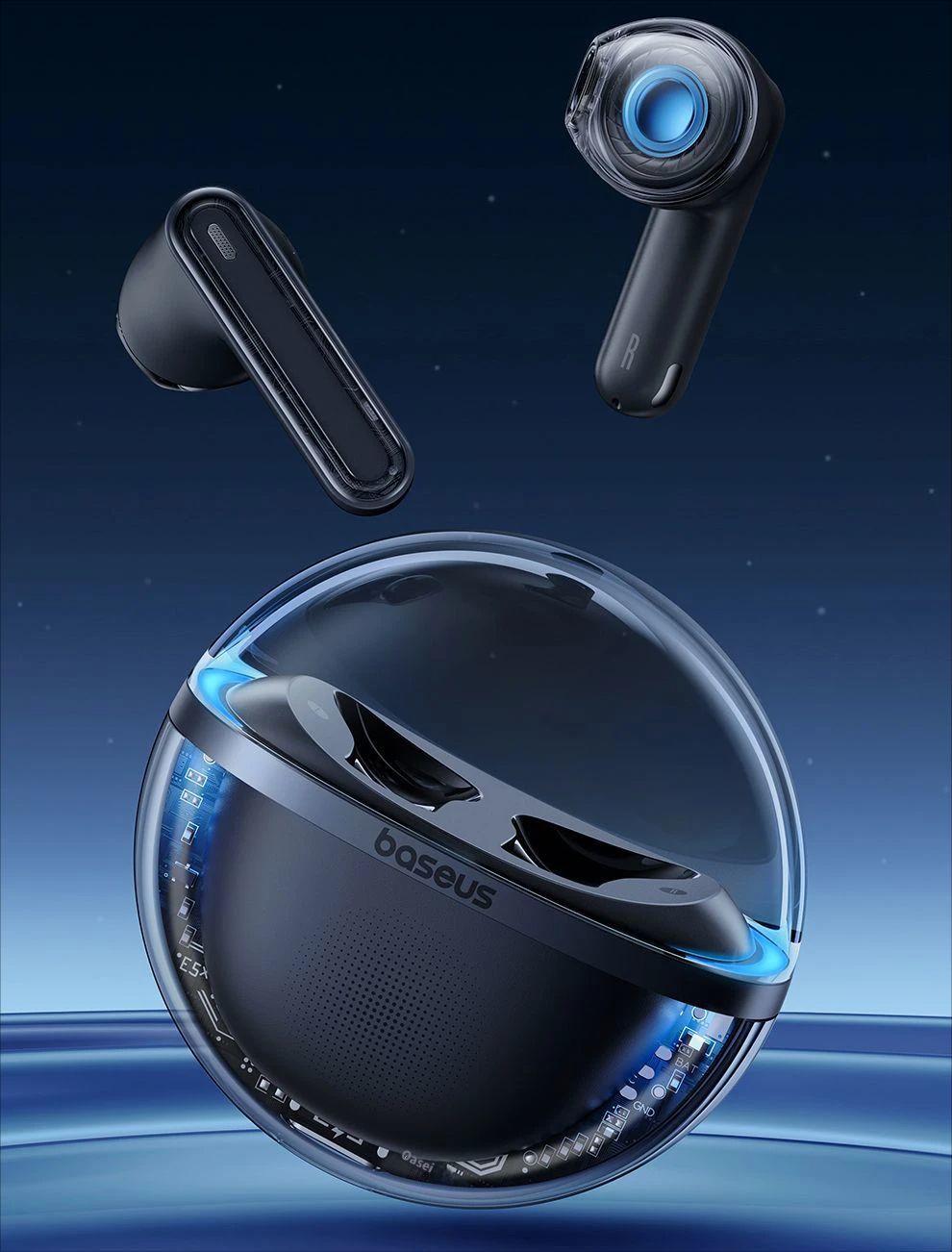 Baseus E5x Bluetooth headset-Black