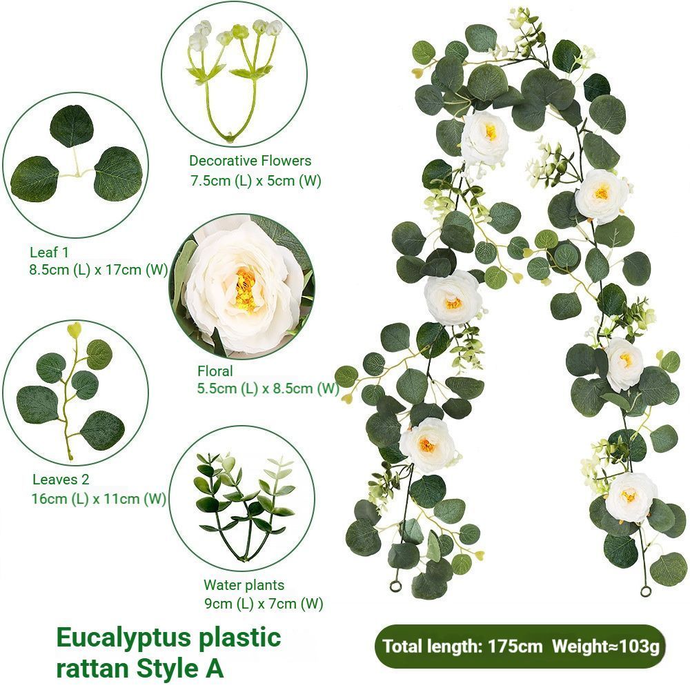 Eucalyptus with Flowers - P