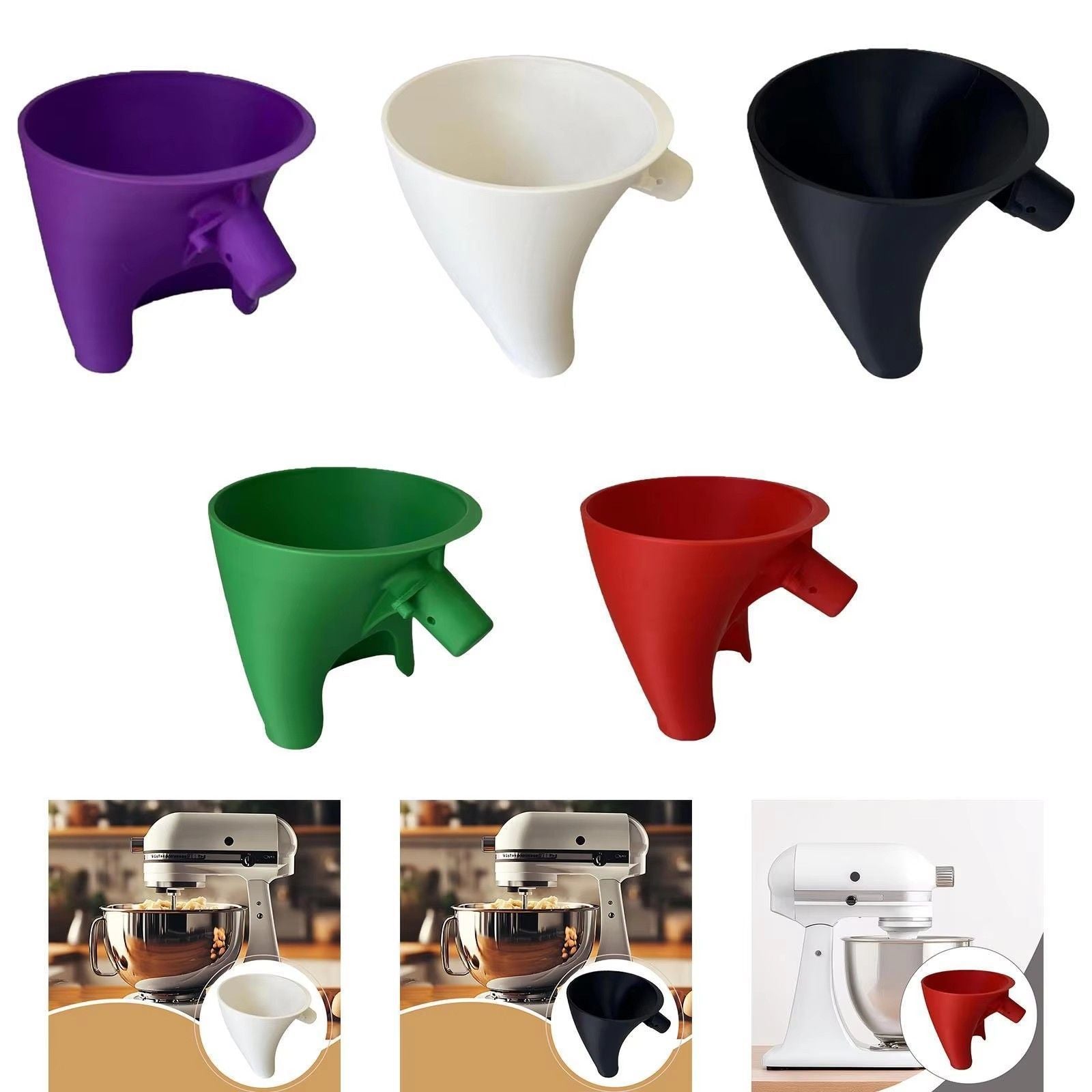 Flour Hopper Vertical Mixer - Large Green