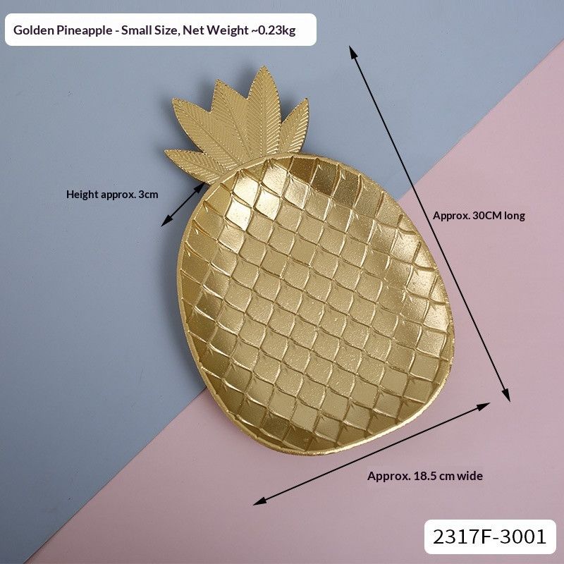 2317F-2501-Gold--VeinedLeaf25cm