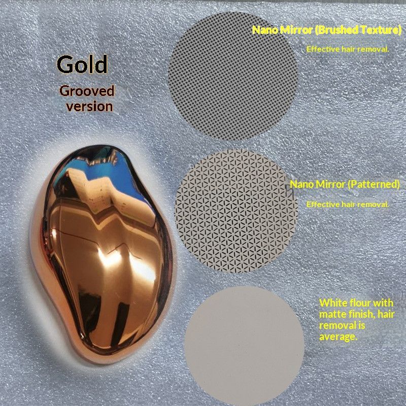 GoldGrooved-BrushedNanoGlass(GoldFinish)