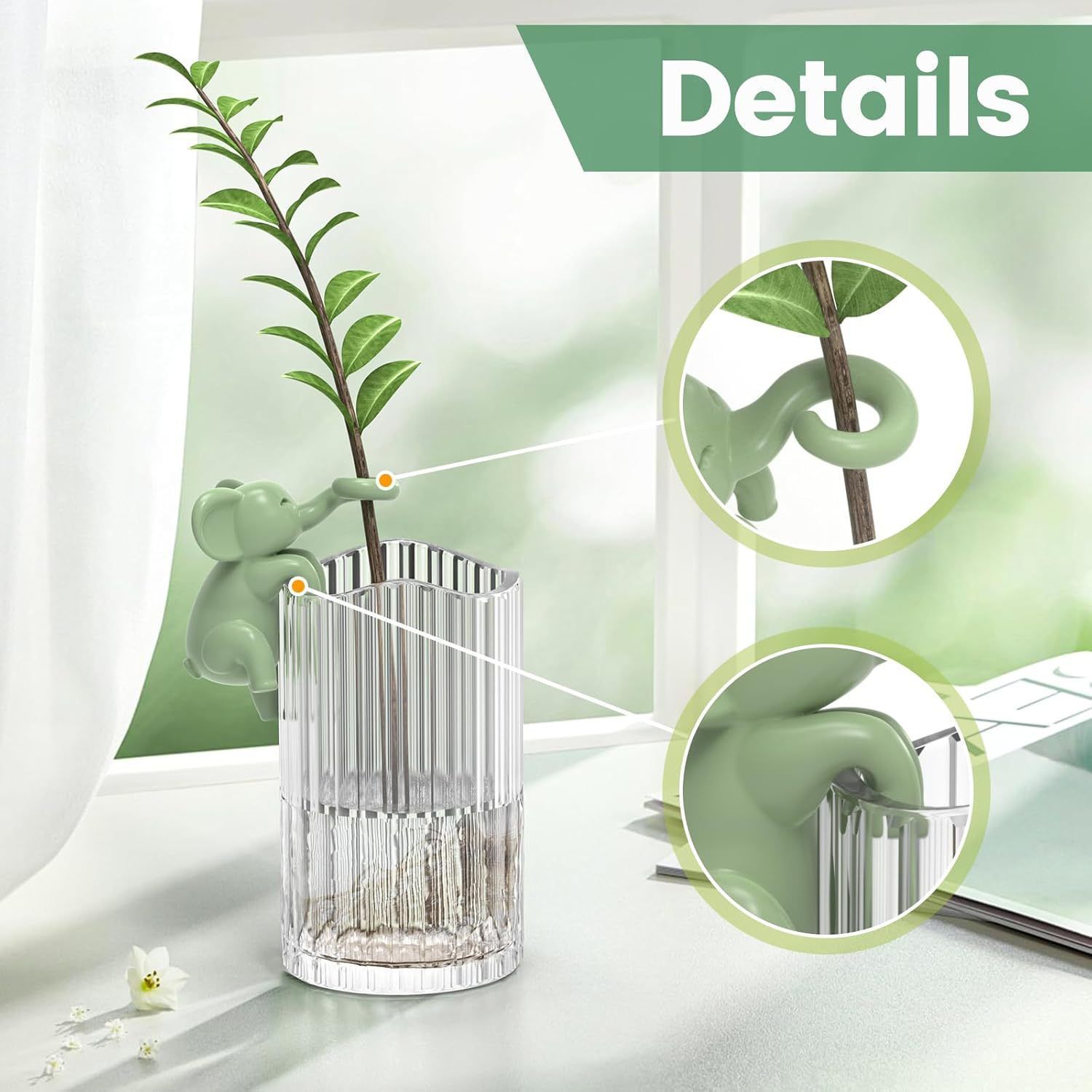 Hydroponic Plant Support Frame-White