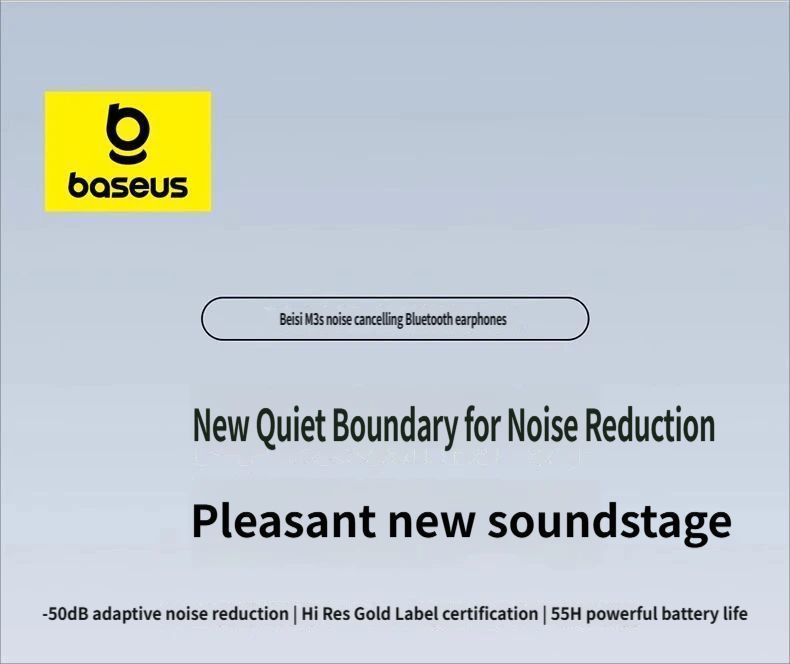 Baseus M3s Bluetooth headset-White