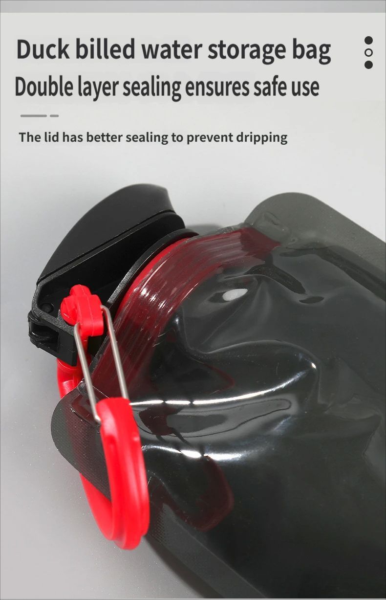 Portable Water Bottle - Red