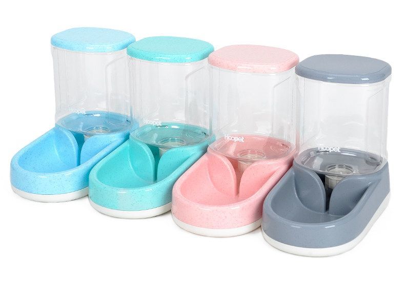 Pet automatic feeder-Pink Water Dispenser