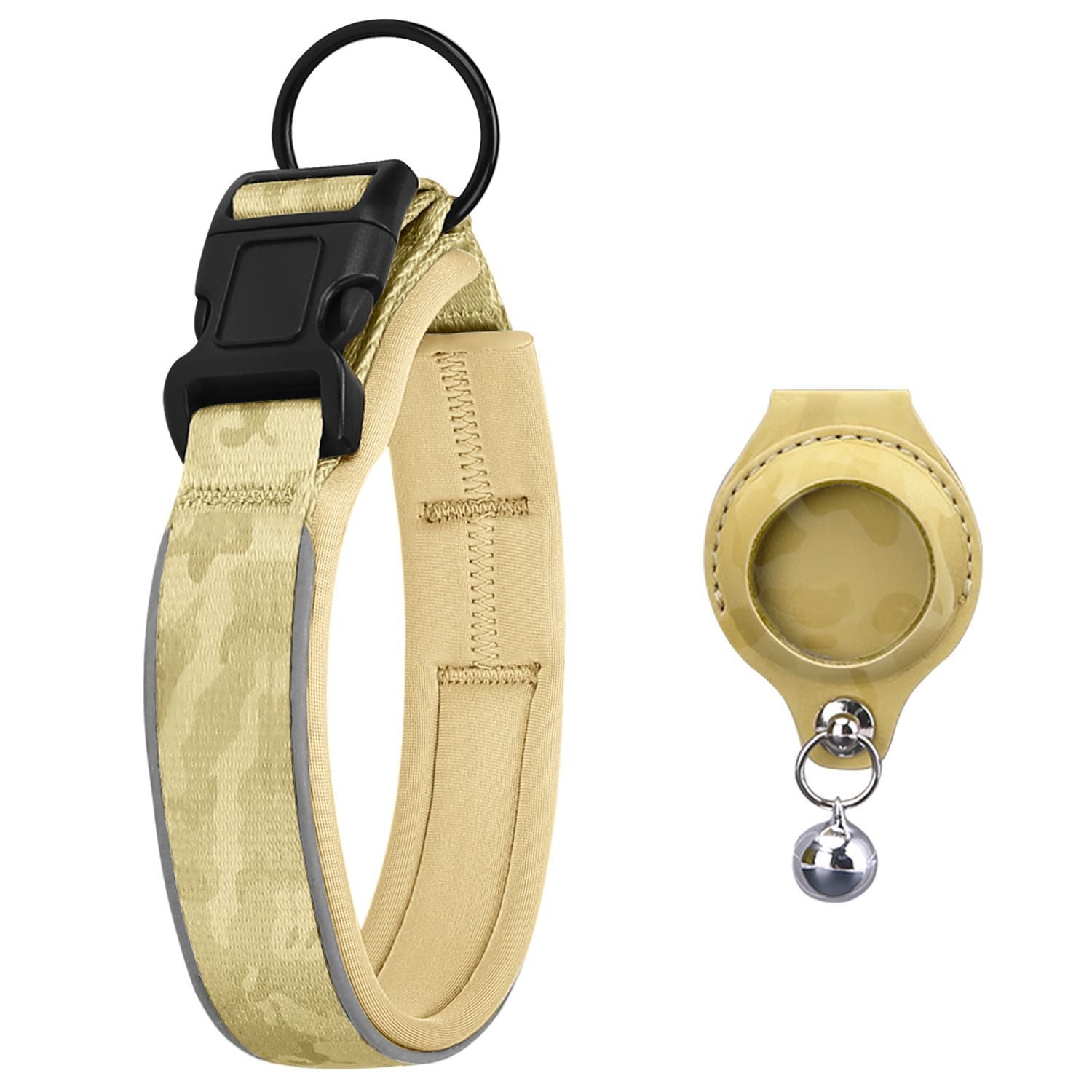 Pet positioning collar-Heart Green 1Pair2-L-without locator